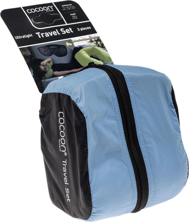 Produktbild Cocoon Reise-Set light blue/black (Kopf- & Nackenkissen)