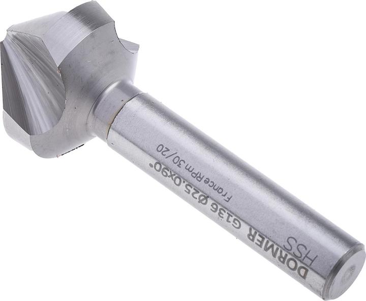Actual product image Dormer G136 HSS SS 90 DEG C'SINK DIN335C 25.0MM (25 millimetres)