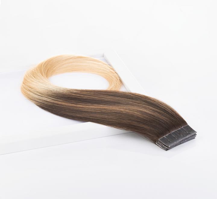Produktbild Seiseta Classic Keratin Fusion Glatt Ombré 10/20 dunkel-hell Ashblond 50/55 cm (dunkel-hell Ashblond, 55 cm)