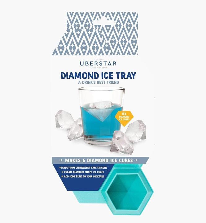 Actual product image Uberstar Diamond ice cube mould
