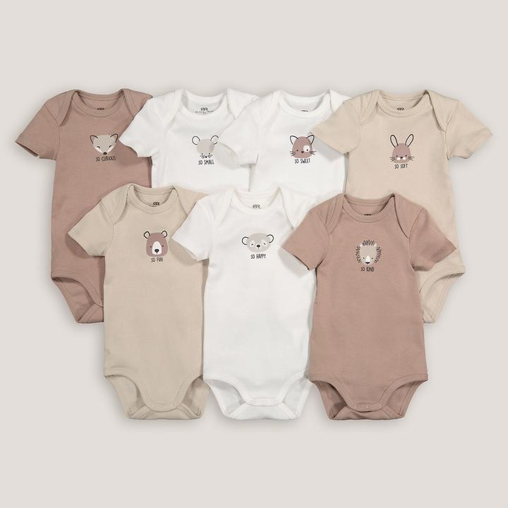 La Redoute Collections 7er-Pack kurzärmelige Bodys (74)