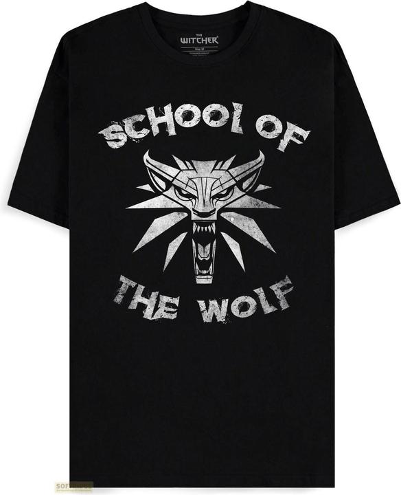 Actual product image Difuzed The Witcher - School Of The Wolf Men's Short Sleeved T-shirt - XL (XL)