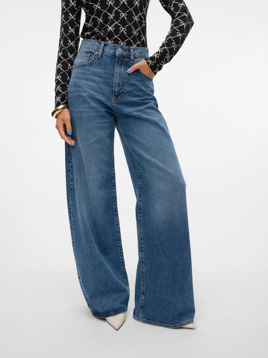 Immagine prodotto Vero Moda VMELINA Super High Rise Weiter Beinschnitt Jeans Weit geschnitten (28)