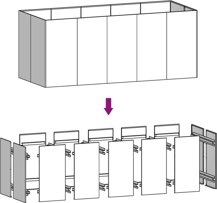Actual product image VidaXL Hochbeet
