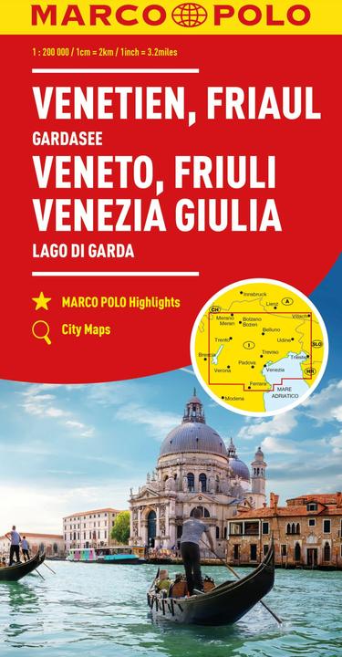 Produktbild Regionalkarte Italien 04 Venetien, Friaul, Gardasee 1:200.000