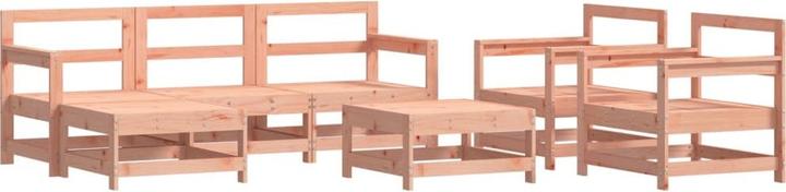 Image du produit VidaXL 7-tlg. Garten-Lounge-Set Weiss Massivholz Kiefer,Farbe