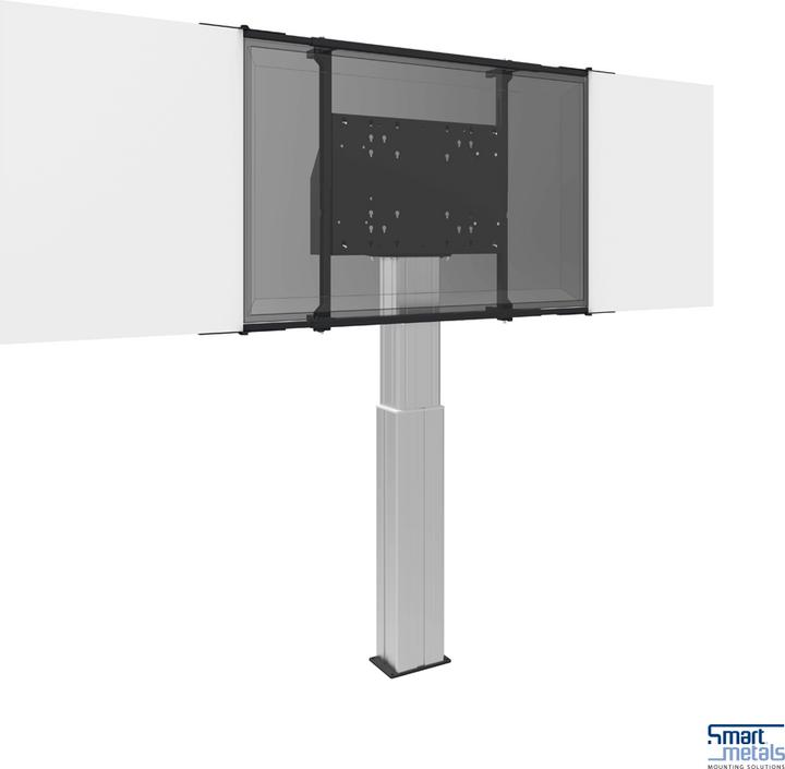 Image du produit SmartMetals Kit de montage avec tableau blanc en acier émaillé. (Sol, 86")