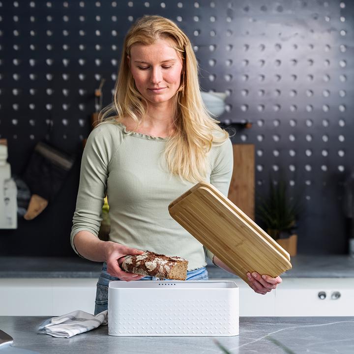 Image du produit Lars Nysøm Boîte à pain avec planche à découper Glaede