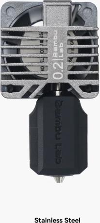 Actual product image Bambu Lab P1 Hotend - stainless steel nozzle 0.2mm (Hotend)