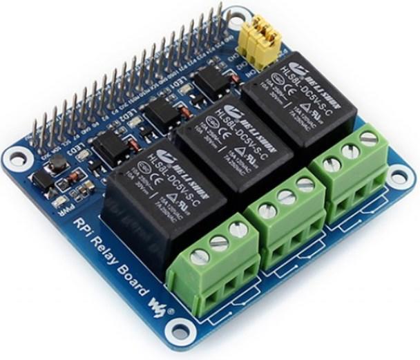 Immagine prodotto WaveShare Scheda di espansione del modulo relè a 3 canali di Raspberry Pi