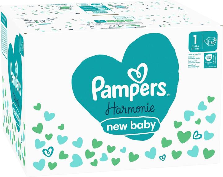 Produktbild Pampers Harmonie (Gr. 1, Monatsbox, 180 Stück)