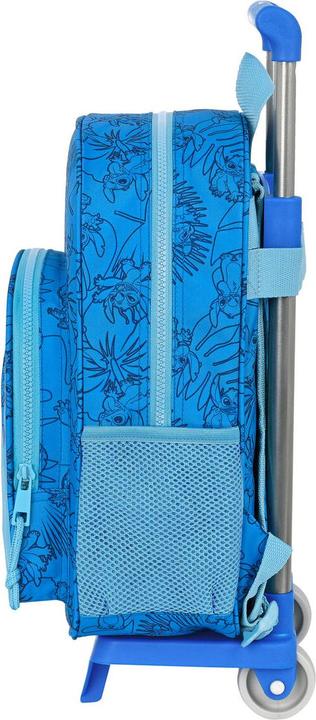 Produktbild Stitch Schulrucksack mit Rädern Blau 26 x 34 x 11 cm