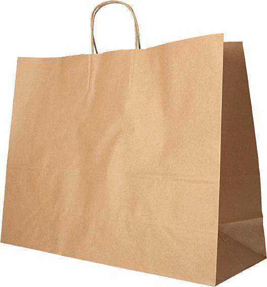 Image du produit Papstar Sac de transport en papier, 270 x 320 x 215 mm, brun (Pochette cadeau, 25 x)