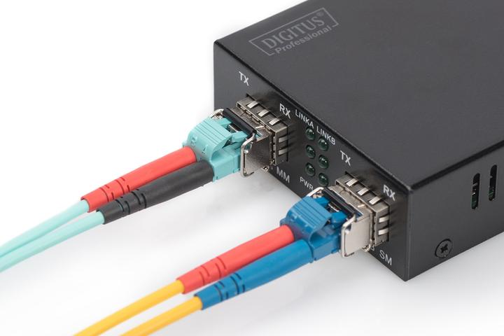 Actual product image Digitus HP-HPE compatible mini GBIC (SFP) Module, 1.25 Gbps, 0.55 Km