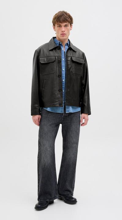Produktbild Jack & Jones Lederjacke Lederjacke (M)