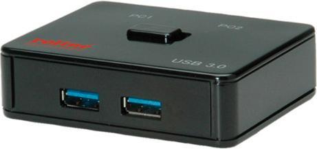 Produktbild Roline Manueller USB 3.0 Switch, 2 Ports