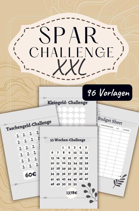 Produktbild Spar Challenge XXL (Deutsch, Sophie M. Keil, 2023)