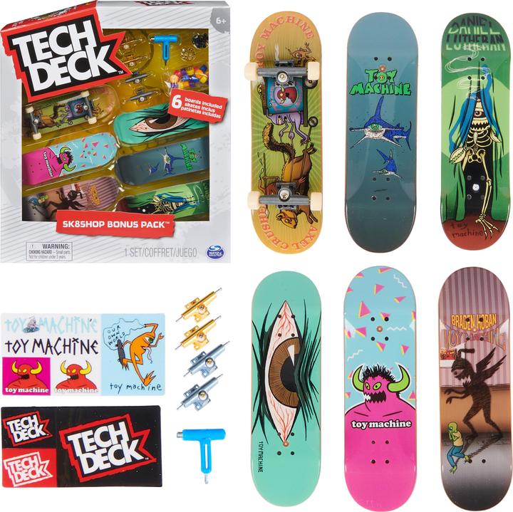Produktbild Spin Master Tech Deck - Skate Shop Bonus Pack 6-Pack