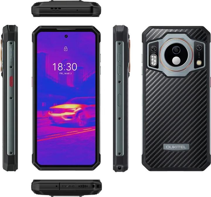 Actual product image Oukitel WP21 Ultra (256 GB, Black, 6.78", Dual SIM, 64 Mpx, 4G)