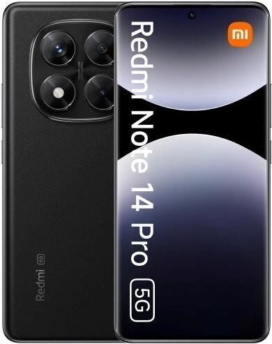 Produktbild Xiaomi Redmi Note 14 Pro 5G (256 GB, Midnight Black, 6.67", Dual SIM, 200 Mpx, 5G)