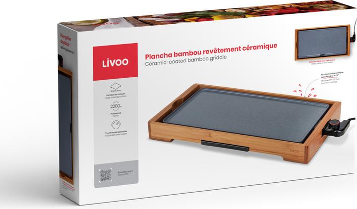 Image du produit Livoo Plancha Bambou