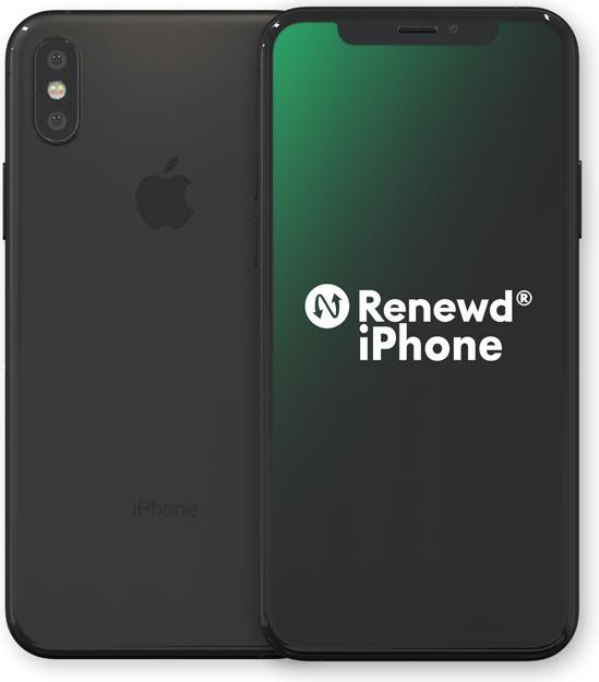 Immagine prodotto Renewd iPhone X (64 GB, Grigio/antracite, 5.80", 12 Mpx, SIM singola, A / Come nuovo)
