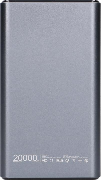 Image du produit Extralink EPB-126 20000mAh Srebrny | Banque de puissance | Power bank, 45W PD, USB-C (20000 mAh, 45 W, 74 Wh)