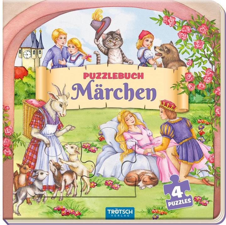 Image du produit Livre puzzle contes de fées (10 pièces)