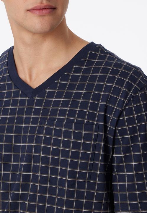Produktbild Schiesser kurzer Pyjama Shorty Schlafanzug 100% Baumwolle | auch in Übergrössen (60)