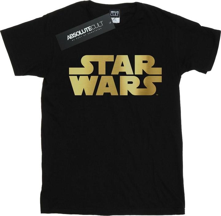 Actual product image Star Wars Boys Gold Logo T-Shirt (128)