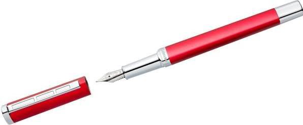 Actual product image Staedtler Fountain pen triplus M, refillable (Red, 1 x)