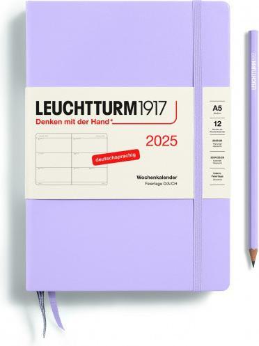 Leuchtturm1917 Leuchtturm 1w/2s Medium Hc Lilac (Deutsch)