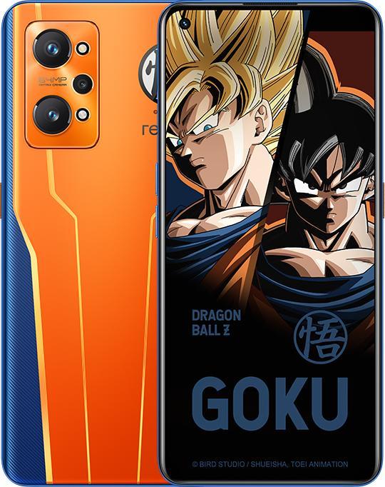 realme GT Neo 3T Dragon Ball Z Edition (256 GB, Blau, Orange, 6.62", Dual SIM, 64 Mpx, 5G)