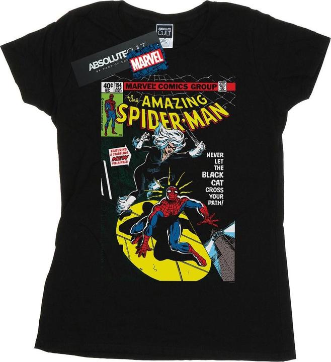 Image du produit - T-shirt SPIDER-MAN BLACK CAT COVER - Femme (M)