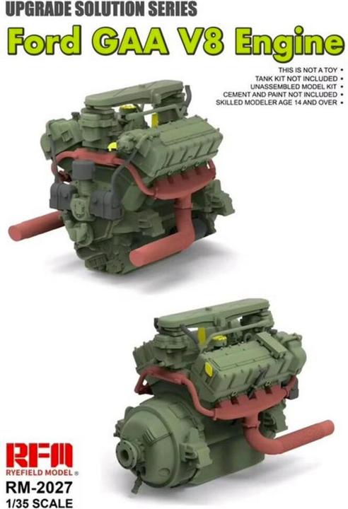 Rye Field Model Ford Gaa V8 Engine