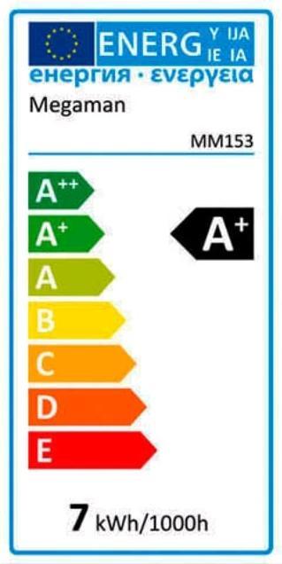 Energie-Label Megaman LED-Pflanzenlampe (E27, 8.50 W, 1 x, E)