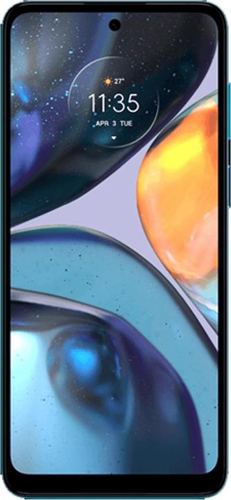 Actual product image Motorola 22 (64 GB, Iceberg blue, 6.50", 50 Mpx, 4G)