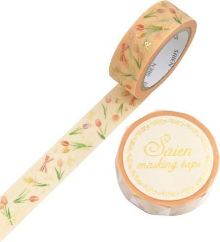 Saien Klebeband Washi Masking Tape Tulip