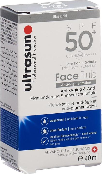 Ultrasun Face Fluid Anti-Pigment (Sun cream face, SPF 50, 40 ml, 69 g)