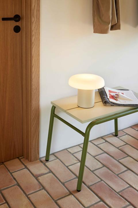 Actual product image Hübsch Koi Bench Green/Grey (43 cm)