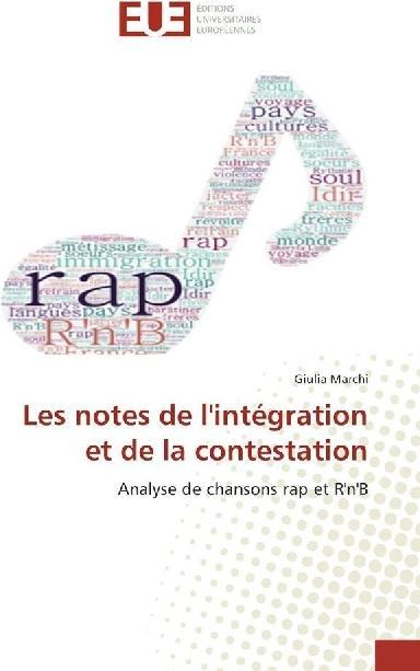 Actual product image Les notes de l'intégration et de la contestation (German, Giulia Marchi, 2017)