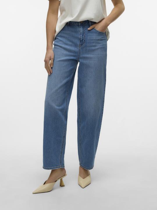 Produktbild Vero Moda VMETNA Hohe Taille Barrel Fit Jeans Straight-Fit (W31/L34)
