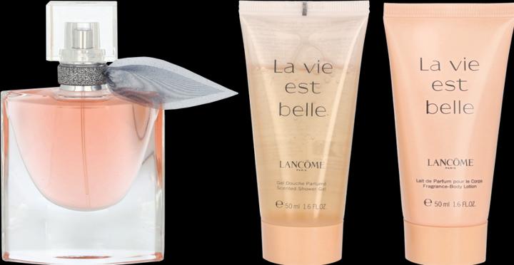 Image du produit Lancôme La Vie est Belle Eau de Parfum 30ml Parfum 30ml + Body Lotion 50ml + Gel Douche 50ml (Eau de parfum, 130 ml)