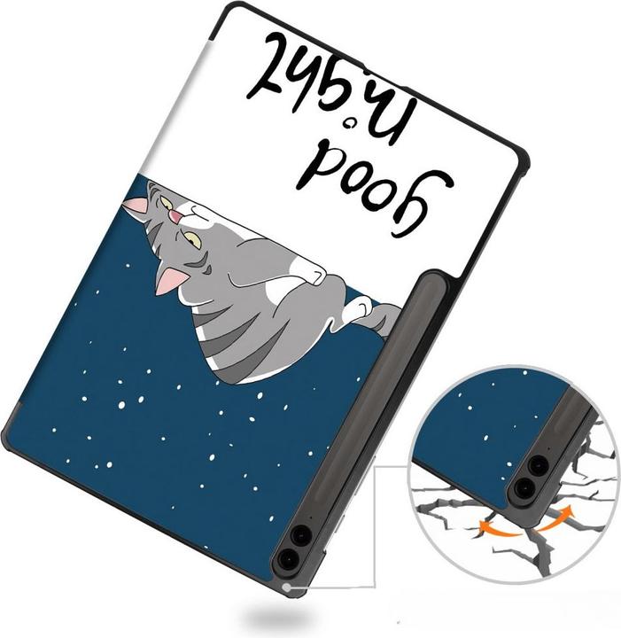 Produktbild Cover-Discount Galaxy Tab S9 FE+ - Tri-fold Smart Case Good Night (Galaxy Tab S9 FE+)