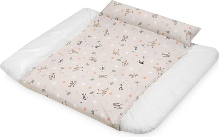 Produktbild Julius Zöllner Jersey Bezug Loop Comfy für Wickelauflage Softy, Savanne beige (85 x 75 cm)