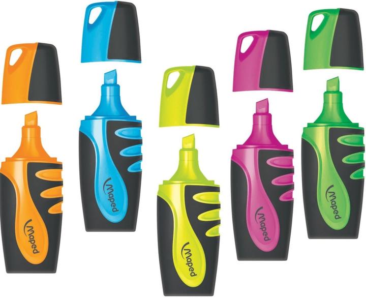 Immagine prodotto Maped Evidenziatore FLUO'PEPS Soft Pocket, confezione da 48 pz. (Colori assortiti, 5 mm, 1 x)