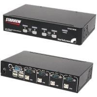 Produktbild StarTech 4 Port VGA USB KVM Switch mit Hub - Professioneller VGA KVM Umschalter