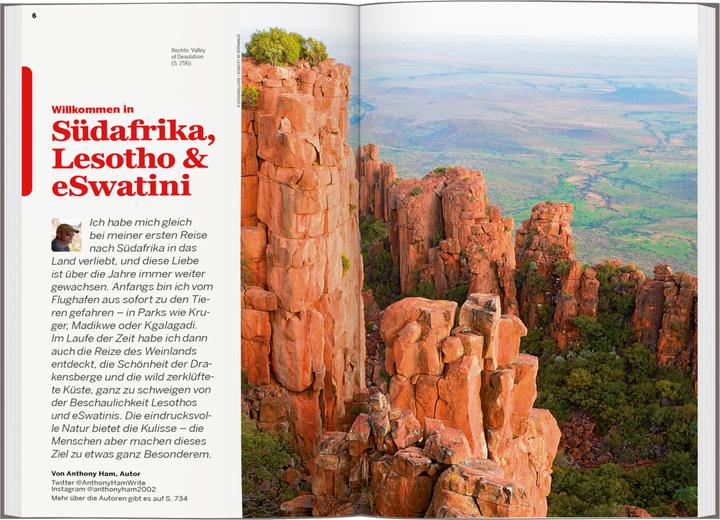 Produktbild Reiseführer Südafrika, Lesotho & eSwatini (Deutsch, Ashley Harrell, Anthony Ham, Robert Balkovich, Simon Richmond, Lucy Corne, Shawn Duthie, James Bainbridge, Jean-Bernard Carillet, 2023)