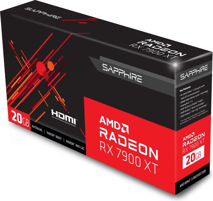 Image du produit Sapphire AMD RADEON RX 7900 XT MBA (20 Go)