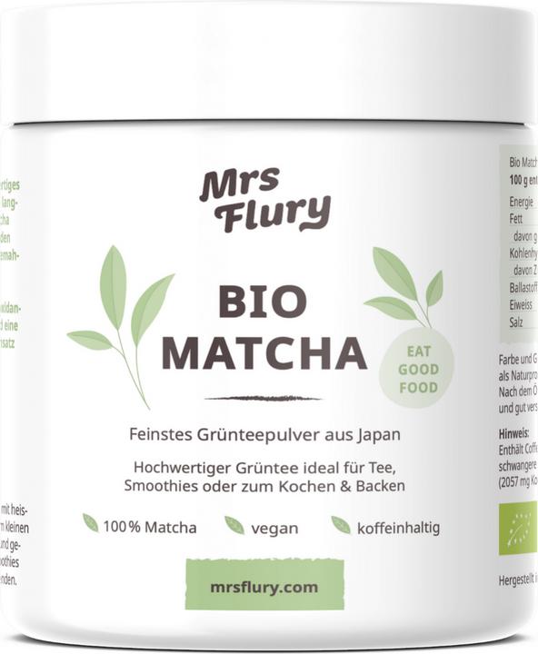 Mrs Flury Bio Matcha Pulver (100 g)